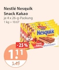 Aktuelles Nesquik Snack Kakao Angebot bei V-Markt in München ab 1,11 €