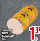 Puten-Gelbwurst im Angebot bei EDEKA in Friedrichshafen Puten-Gelbwurst Angebote von Hohenrainer bei EDEKA Friedrichshafen für 1,39 €