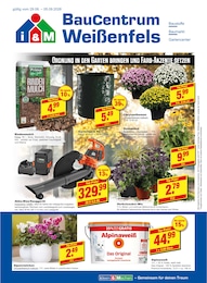 i&M BauCentrum Prospekt "Farbakzente im Garten setzen!", 8 Seiten, 29.08.2026 - 29.08.2026 Aktueller i&M BauCentrum Prospekt, "Farbakzente im Garten setzen!", mit Angeboten der Woche, gültig von 29.08.2026 bis 29.08.2026