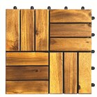 6 dalles en bois 30x30x2,3cm à Maxi Bazar dans Lantosque