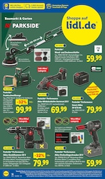 Lidl Winkelschleifer im Prospekt 