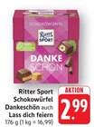 Schokowürfel Dankeschön Angebote von Ritter Sport bei E center Schwäbisch Gmünd für 2,99 €