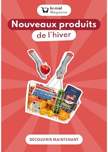 Prospectus Magazine de la semaine "Nouveaux produits de l'hiver" avec 1 page, valide du 30/12/2024 au 09/02/2025 pour Lille et alentours