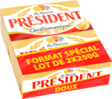 BEURRE GASTRONOMIQUE DOUX PRÉSIDENT - PRESIDENT à 5,70 € dans le catalogue Auchan Hypermarché