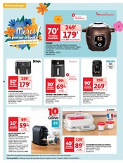 Promos Cafetière Électrique dans le catalogue "merci maman ! Bonne fête" de Auchan Hypermarché à la page 18