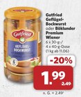 Geflügel-Bockwurst von Gutfried für 1,99 € bei combi im Angebot Geflügel-Bockwurst von Gutfried im aktuellen combi Prospekt