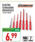 Elektro-Schraubendrehersatz "M1187-Profi" Angebote von Brüder Mannesmann bei Marktkauf Münster für 6,99 €