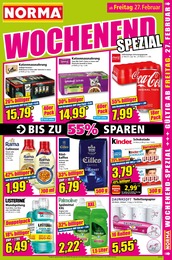 Erfrischungsgetraenk im Norma Prospekt "Mehr fürs Geld" auf Seite 17