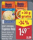 Basmati-Reis von Ben's Original im aktuellen ALDI Nord Prospekt