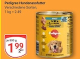 Hundenassfutter Angebote von Pedigree bei GLOBUS Braunschweig für 1,99 €