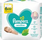 Aktuelle Pampers Angebote bei dm-drogerie markt in Herne Aktuelles Feuchttücher Sensitive (6 x 52 Stück) Angebot bei dm-drogerie markt in Herne ab 7,45 €