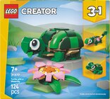 La tortue et la fleur de nénuphar - LEGO en promo chez Intermarché Super Antibes à 9,90 €