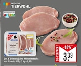 Zarte Minutensteaks bei Marktkauf im Freiburg Prospekt für 3,39 €