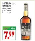 RUM oder EIERLIKÖR Angebote von POTT bei Marktkauf Bottrop für 7,99 €