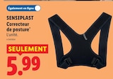 Correcteur de posture - SENSIPLAST à 5,99 € dans le catalogue Lidl