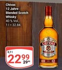 12 Jahre Blended Scotch Whisky im Angebot bei GLOBUS in Neubrandenburg 12 Jahre Blended Scotch Whisky Angebote von Chivas bei GLOBUS Neubrandenburg für 22,99 €