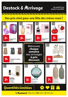Prospectus Auchan Hypermarché à Saint-Cyr-sur-Loire, "Des prix mini pour une fête des mères maxi !", 4 pages de promos valables du 21/05/2024 au 27/05/2024