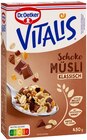 Vitalis Schoko Müsli Angebote von Dr. Oetker bei REWE Schwäbisch Gmünd für 2,49 €