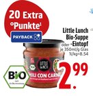 Bio-Suppe oder -Eintopf im Angebot bei EDEKA in Ravensburg Bio-Suppe oder -Eintopf Angebote von Little Lunch bei EDEKA Ravensburg für 2,99 €