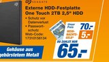 Externe HDD-Festplatte One Touch 2TB 2,5" HDD Angebote von Seagate bei expert Karlsruhe für 65,00 €