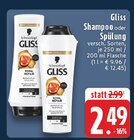 Gliss Shampoo im Angebot bei EDEKA in Lippstadt Gliss Shampoo Angebote von Schwarzkopf bei EDEKA Lippstadt für 2,49 €