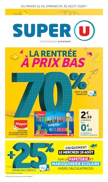 Première page du catalogue Supermarchés