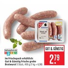 Frische grobe Bratwurst im Angebot bei Marktkauf in Aschaffenburg Frische grobe Bratwurst Angebote von Gut & Günstig bei Marktkauf Aschaffenburg für 2,79 €
