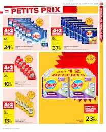 Prix et réduction Lave-Vaisselle dans le prospectus Carrefour en cours Offre Lave-Vaisselle dans le catalogue Carrefour du moment à la page 35