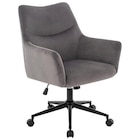 Drehstuhl im XXXLutz Prospekt DREHSTUHL Samt Grau, Schwarz von Carryhome im aktuellen XXXLutz Prospekt für 109,00 €