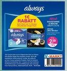 Ultra Binden von always für 2,29 € bei V-Markt im Angebot Ultra Binden von always im aktuellen V-Markt Prospekt