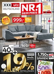 XXXLutz Möbelhäuser Prospekt für Großostheim mit 48 Seiten XXXLutz Möbelhäuser Prospekt "NR.1 BEIM PREIS" für Großostheim, 48 Seiten, 23.12.2024 - 12.01.2025