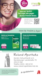 mea - meine apotheke Prospekt für Molfsee mit 4 Seiten mea - meine apotheke Prospekt für Molfsee: "Unsere August-Angebote", 4 Seiten, 01.08.2025 - 31.08.2025