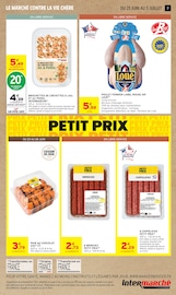 Saucisse en promo dans le catalogue Intermarché Express à la page 7