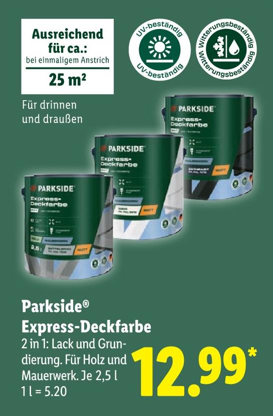 Express-Deckfarbe