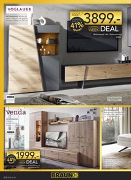 Wohnwand Angebot im aktuellen BRAUN Möbel-Center Prospekt auf Seite 4