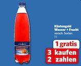 Wasser + Frucht im Angebot bei combi in Oldenburg Wasser + Frucht Angebote von Küstengold bei combi Oldenburg