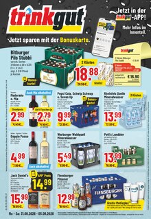 Trinkgut Prospekt der KW 35 "Aktuelle Angebote" Aktueller Trinkgut Prospekt "Aktuelle Angebote" Seite 1 von 10 Seiten
