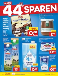 Milch Angebot im aktuellen Netto Marken-Discount Prospekt auf Seite 10