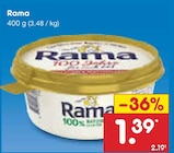 Margarine im Angebot bei Netto Marken-Discount in Schweinfurt Margarine Angebote von Rama bei Netto Marken-Discount Schweinfurt für 1,39 €