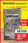 Zimmermann - Spielsand Angebot im Prospekt Spielsand bei Zimmermann im Prospekt "" für 2,22 €