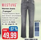 Herren-Jeans Tramper Angebote von Mustang bei Kaufhaus Stolz Greifswald für 49,99 €