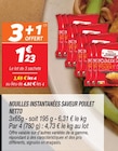 Nouilles Instantanées Saveur Poulet à Netto dans Lanne