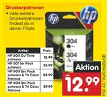 Druckerpatronen 305 DJ Tinte schwarz im Angebot bei Netto Marken-Discount in Düsseldorf Druckerpatronen 305 DJ Tinte schwarz Angebote von HP bei Netto Marken-Discount Düsseldorf für 12,99 €