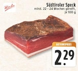 Aktuelles Südtiroler Speck Angebot bei E center in Köln ab 2,29 €