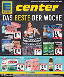 E center Prospekt "DAS BESTE DER WOCHE" für Bogen, 20 Seiten, 16.09.2024 - 21.09.2024