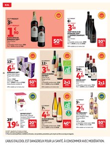 Promotion Vin Bio dans le prospectus Auchan Hypermarché, valable du 21/07/2026 au 02/08/2026 Promo Vin Bio dans le catalogue Auchan Hypermarché du moment à la page 26