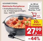 Aktuelles Elektrische Partypfanne Angebot bei Netto Marken-Discount in Bielefeld ab 27,99 €