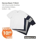 Herren Basic T-Shirt von  im aktuellen V-Markt Prospekt für 5,99 €