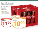 Coca-Cola Limonade im Angebot bei GLOBUS in Bad Soden Coca-Cola Limonade Angebote von Coca-Cola bei GLOBUS Bad Soden für 10,99 €
