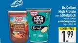 High Protein Pudding im EDEKA Prospekt High Protein Pudding von Dr. Oetker im aktuellen EDEKA Prospekt für 1,99 €